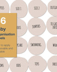 Baby Labels - Neutral - Organisation Labels