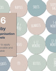 Baby Organisational Labels - Multi Light - Organisation