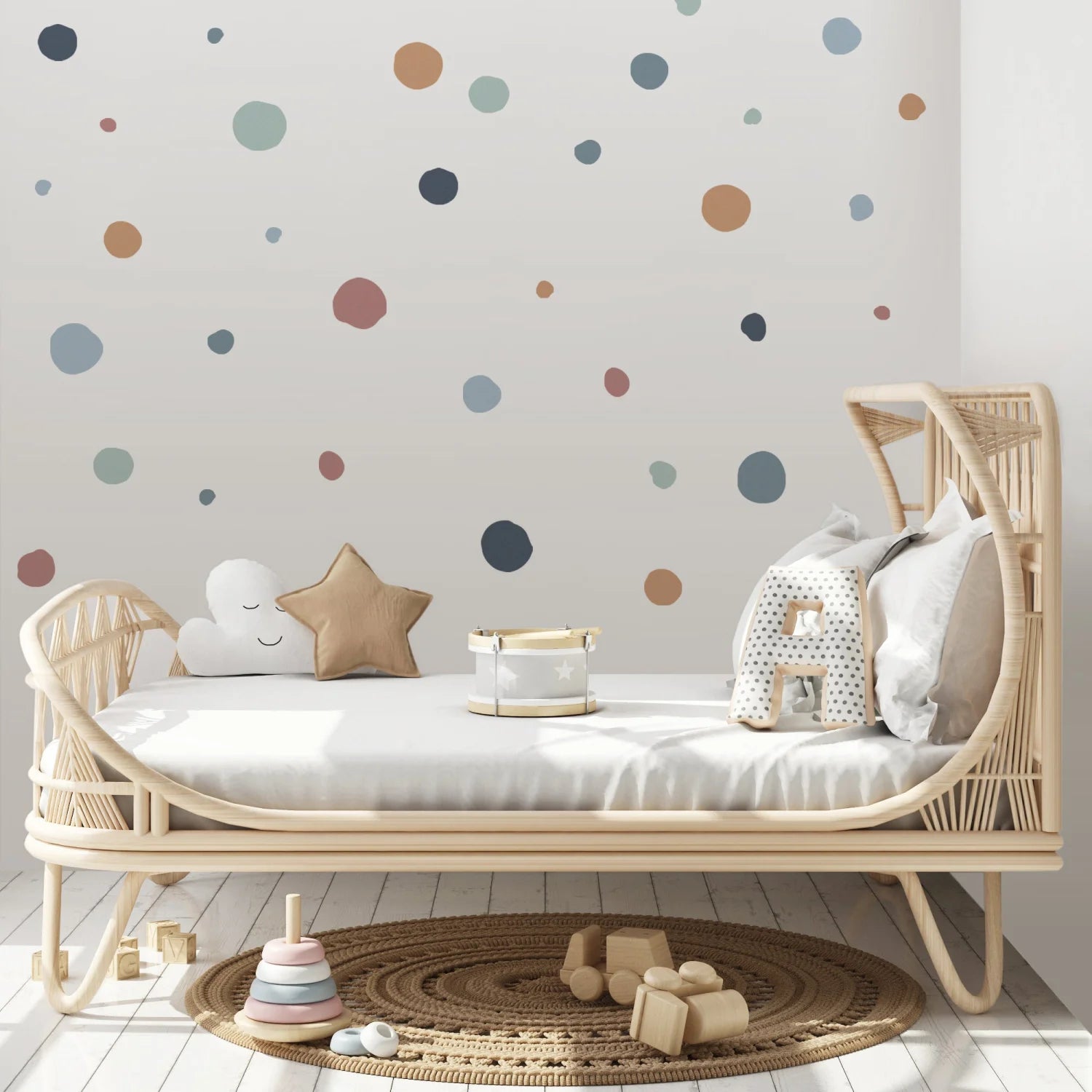 BOHO #1 Polka Dot Wall Decal - Decals - Polka Dots