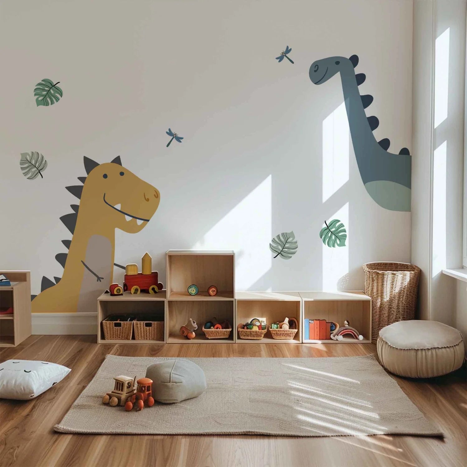 Diplo & Rex The Dinos - Kids Wall Decal - Decals - Animals