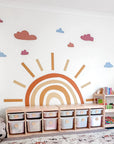 Multi Clouds Wall Decal - Decals - Rainbow Sun Clouds