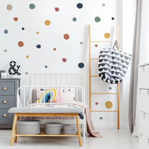 Multi Polka Dot Wall Decal