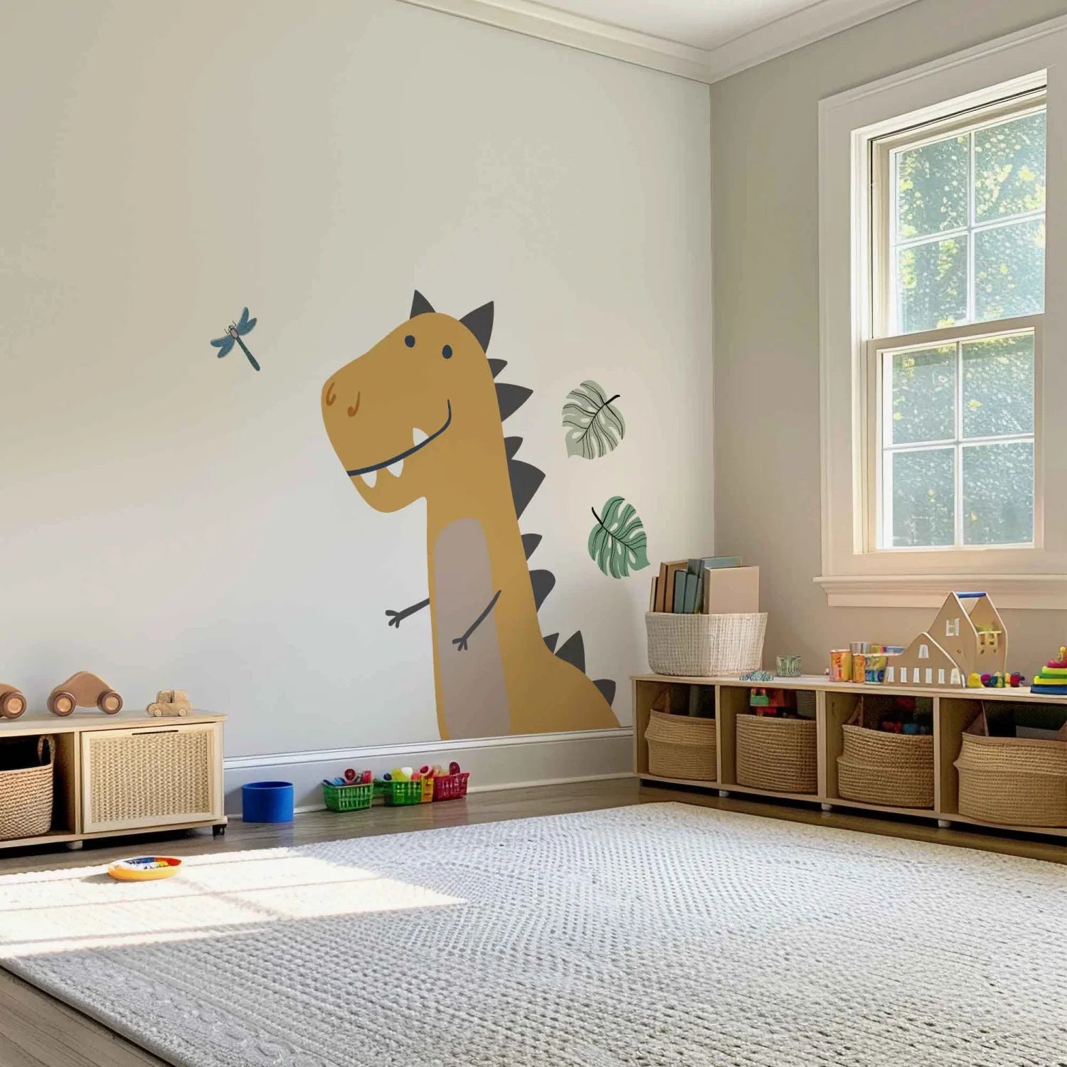 Rex The Dino - Kids Wall Decal - Decals - Animals