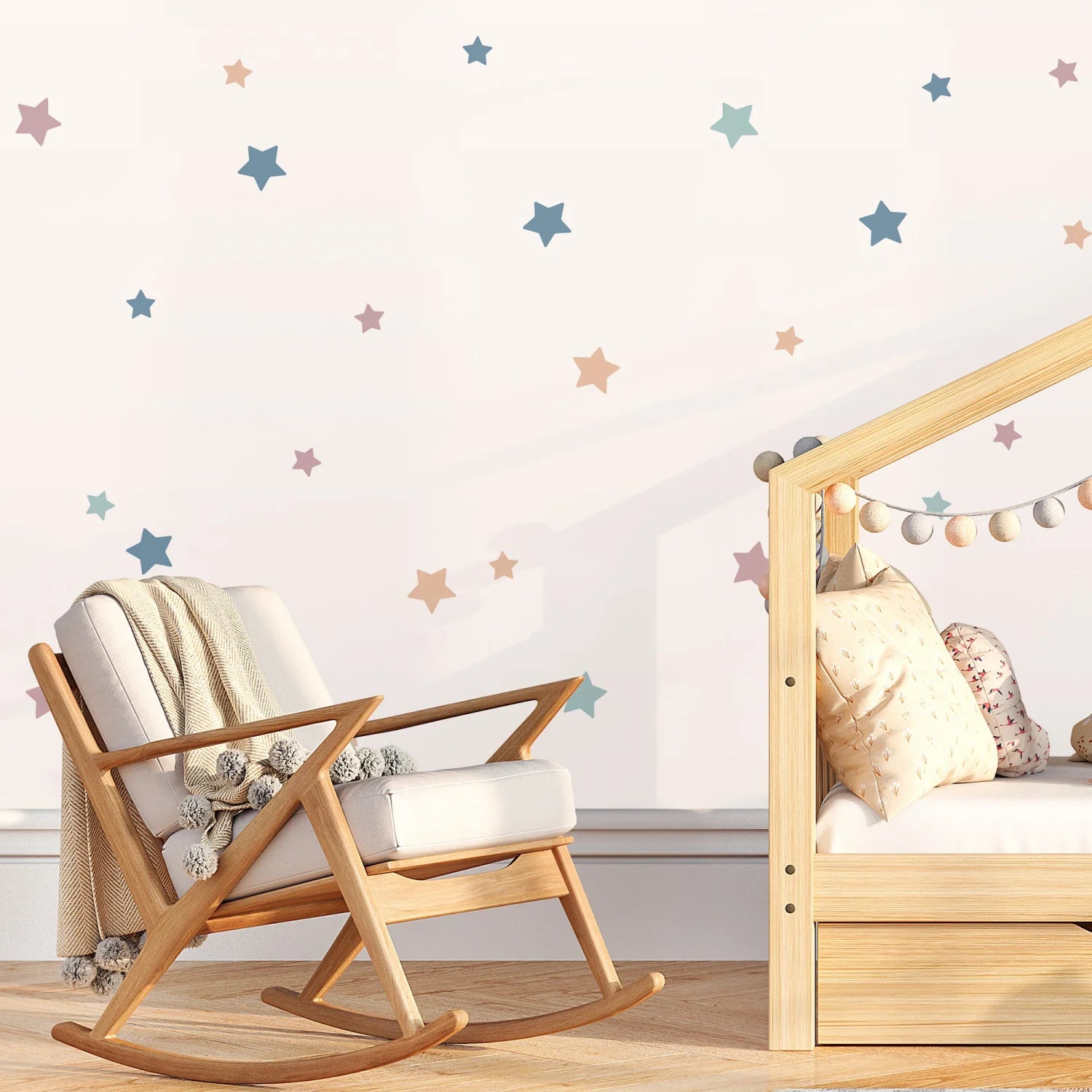 Stars Bright Wall Decal - Decals - Abstract Shapes