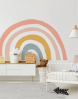 Warm Rainbow Wall Decal - Decals Big Features