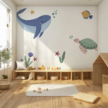 Whale and Friends Wall Decals